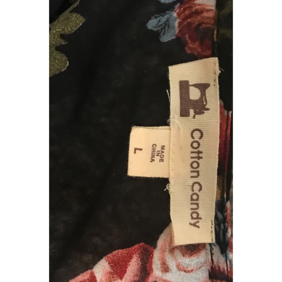 COTTON CANDY LARGE FLORAL BLOUSE - Picture 4 of 6